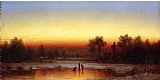 Sanford Robinson Gifford A Winter Twilight painting